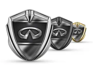 Infiniti Emblem Fender Abzeichen Luxus Finish Aus Edelstahl